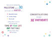 Picture of 30 BIRTHDAY WISHES CARD
